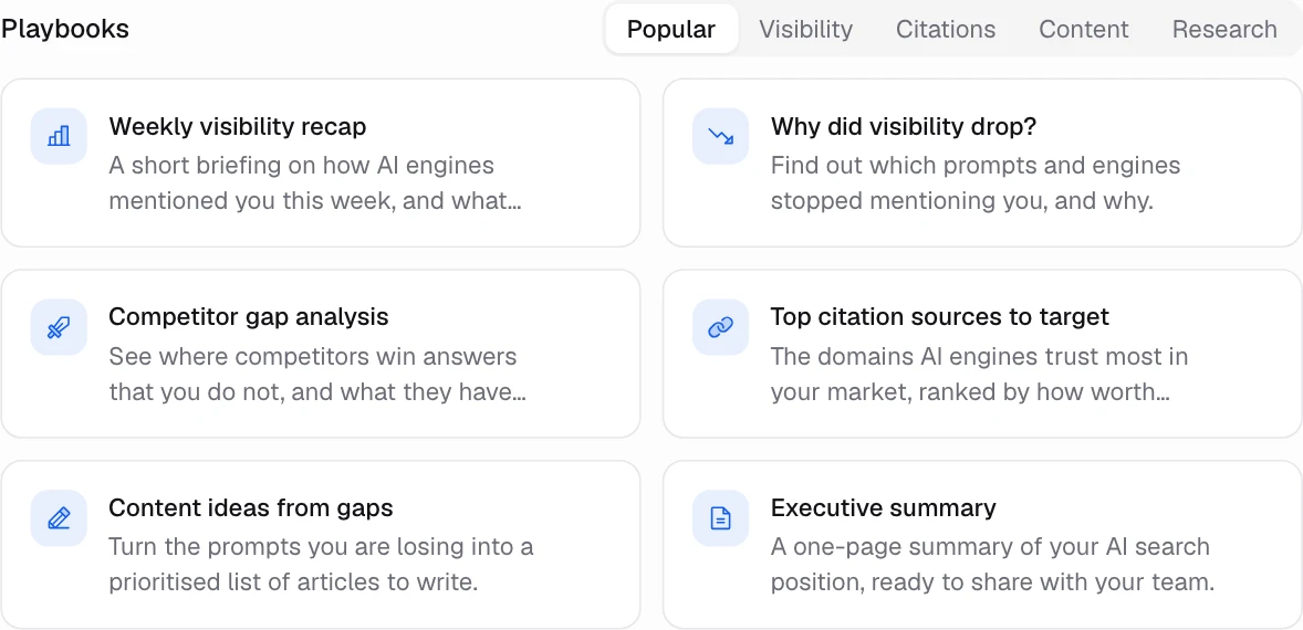 Skills for the jobs you repeat: the Citeflare app with demo data